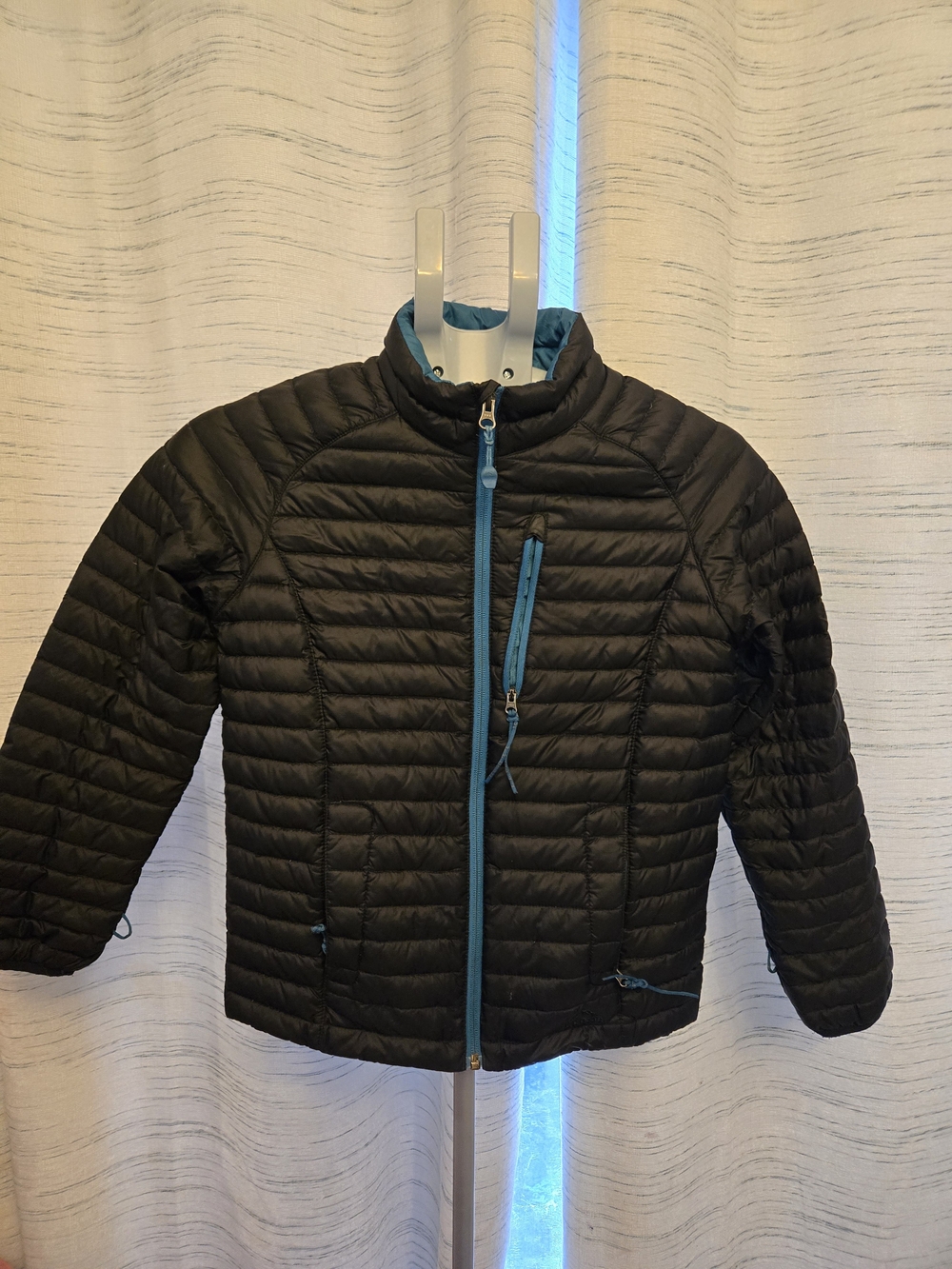 L.L.Bean DownTek Hooded Puffer Jacket Kids M 10-12